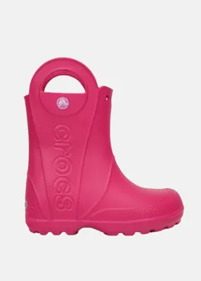 Crocs Handle It Rain Boot Kids Candy Pink