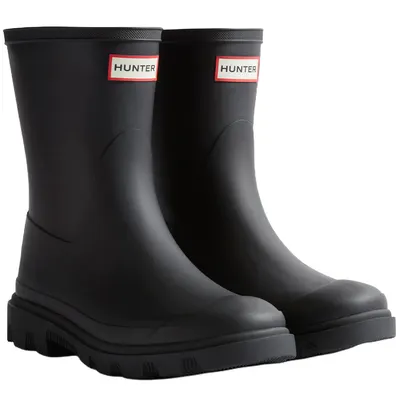 Hunter Downpour Short Boot Black