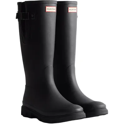 Hunter Field Downpour Adjustable Boot Black
