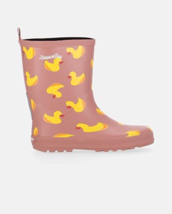Duckling Rubber Boot Jr, Dusty Rose/Yellow Duck, 25,  Bästsäljare