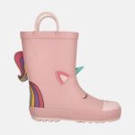 Rook Kids Rubber Boot, Silver Pink, 30,  Stövlar